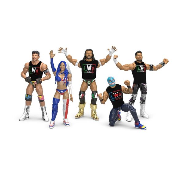 LWO Elite 5 Pack Rey Mysterio Santos Escobar Zelina Vega Cruz Del Toro & - Picture 1 of 5